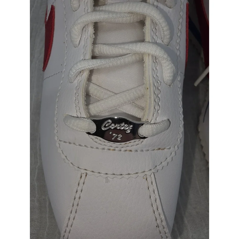 Nike Cortez Basic SL White Red Blue 904764-103 Kids 6.5Y Fits Women's 8 Sneaker